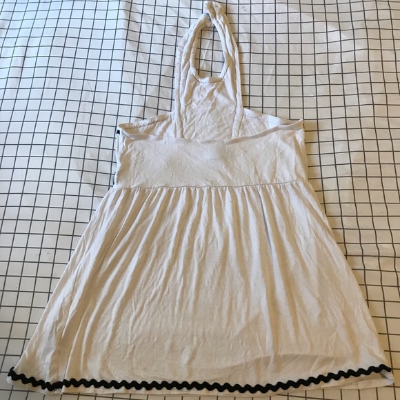 Jack by BB Dakota Y2K White Rick Rack Halter M - Picture 3 of 3